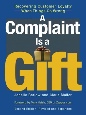 cover image of A Complaint is a Gift